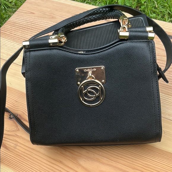 bebe Handbags - Black bebe Handbag NWOT with Gold Accents